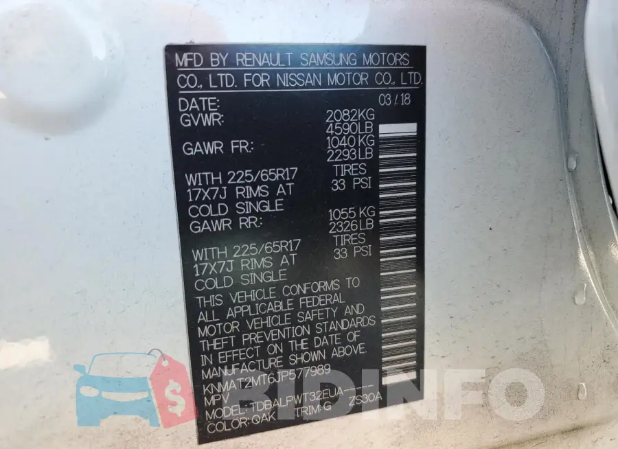 KNMAT2MT6JP577989 Photo# 12