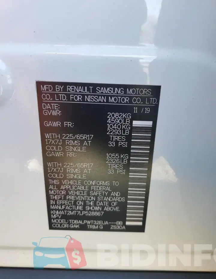 KNMAT2MT7LP528867 Photo# 14