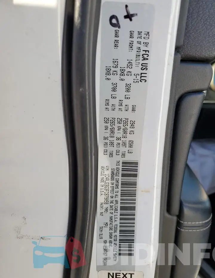 1C4RJEBG3FC879058 Photo# 13