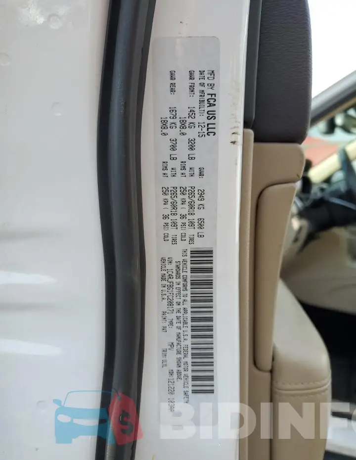 1C4RJFBG1FC208171 Photo# 13