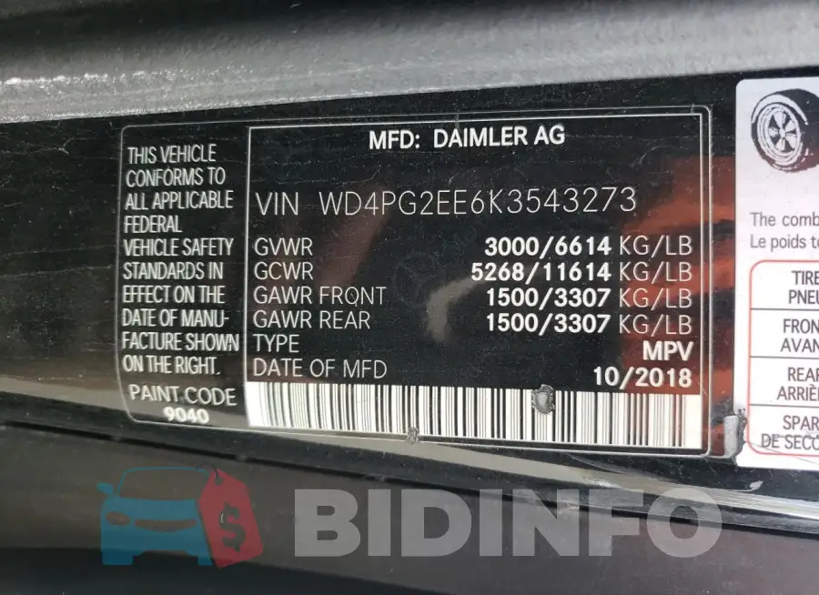 WD4PG2EE6K3543273 Photo# 13