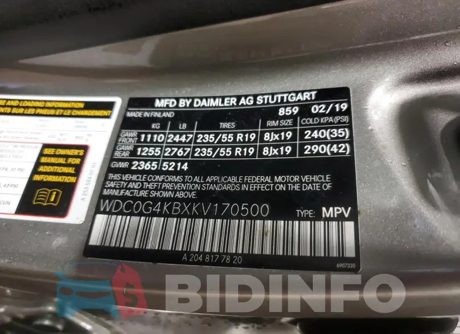 WDC0G4KBXKV170500 Photo# 12