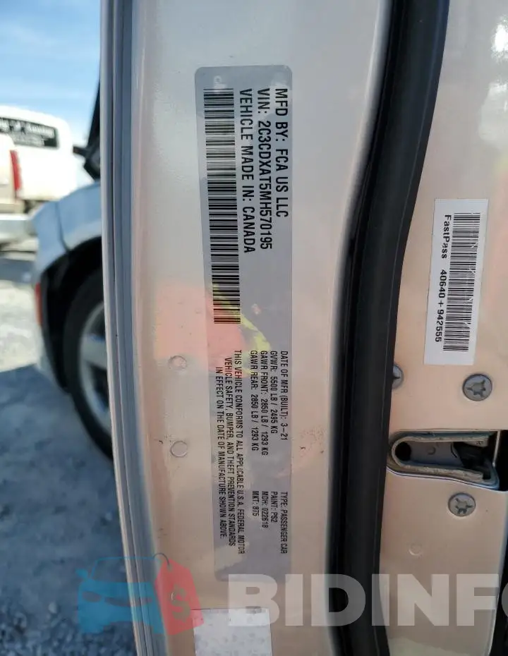 2C3CDXAT5MH570195 Photo# 12