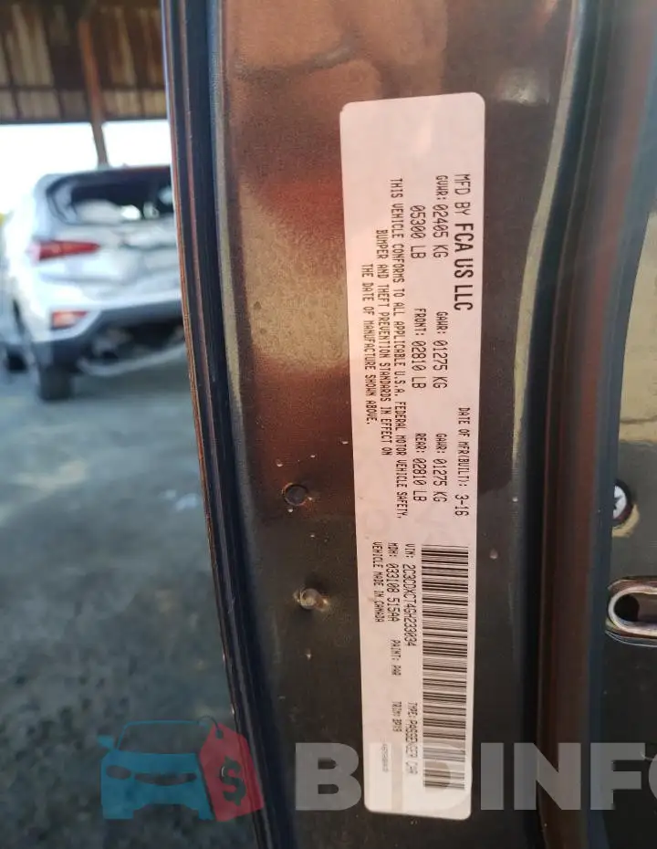 2C3CDXCT4GH233034 Photo# 12