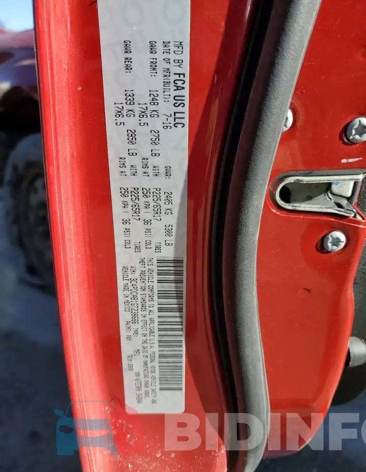 3C4PDCAB1GT238666 Photo# 14