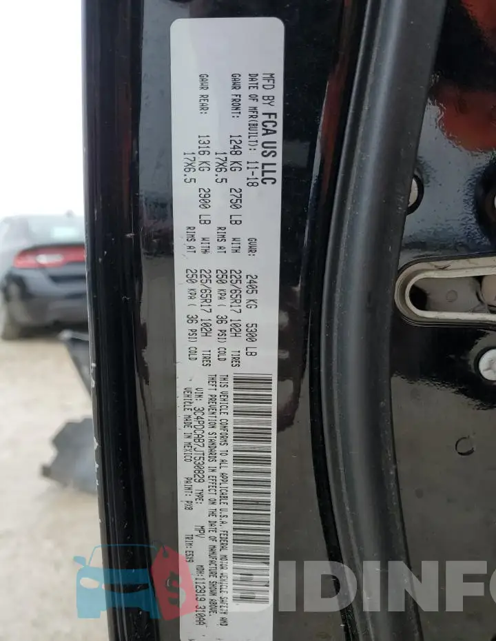3C4PDCAB7JT530829 Photo# 13