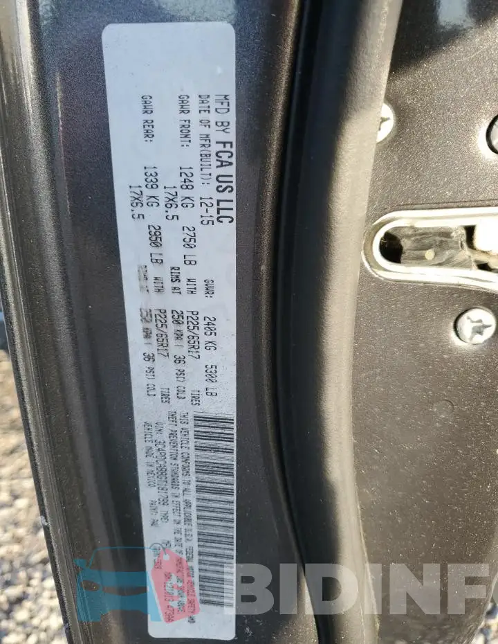 3C4PDCAB8GT181799 Photo# 12