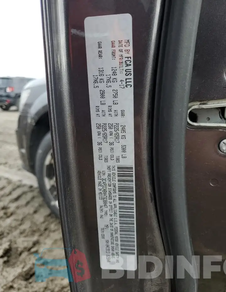 3C4PDCABXHT638047 Photo# 12