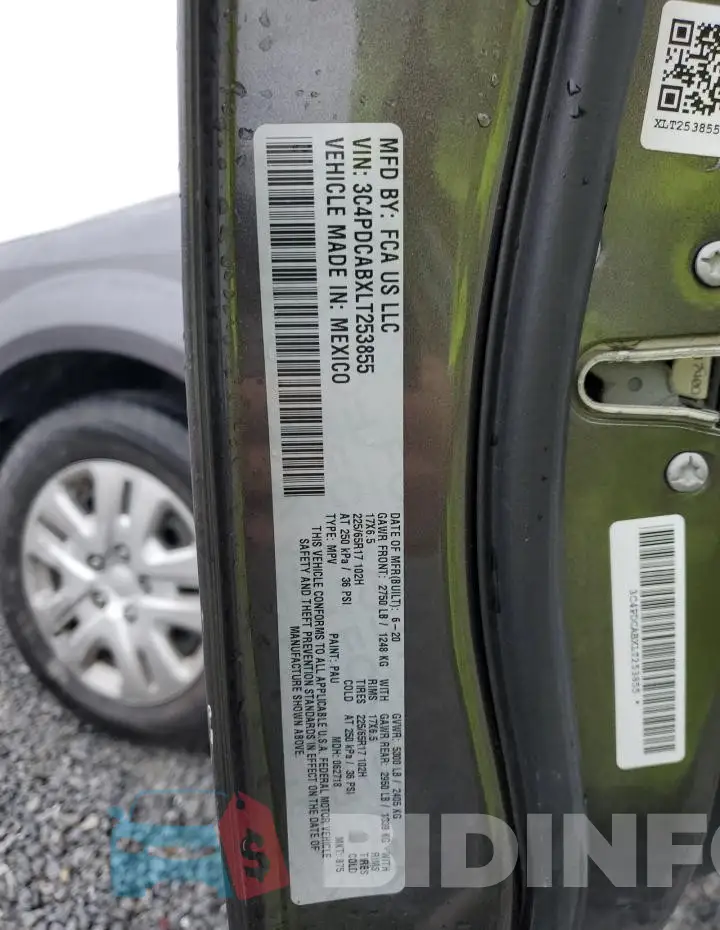 3C4PDCABXLT253855 Photo# 13