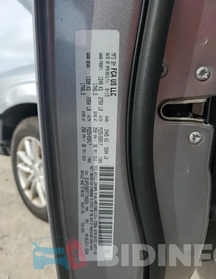 3C4PDCBB7FT748324 Photo# 14