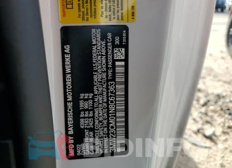 3MW23CM01N8C67363 Photo# 12