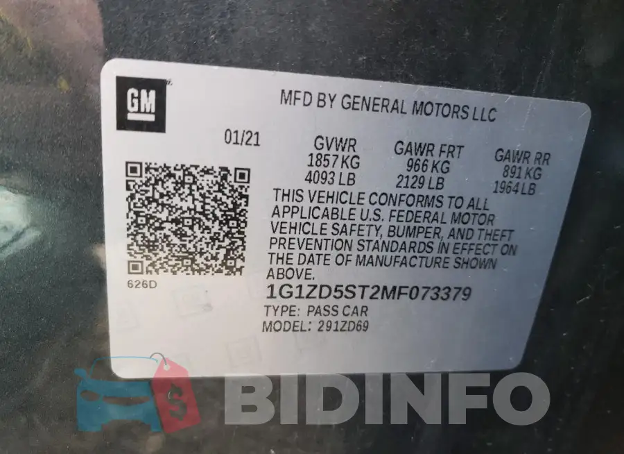 1G1ZD5ST2MF073379 Photo# 12