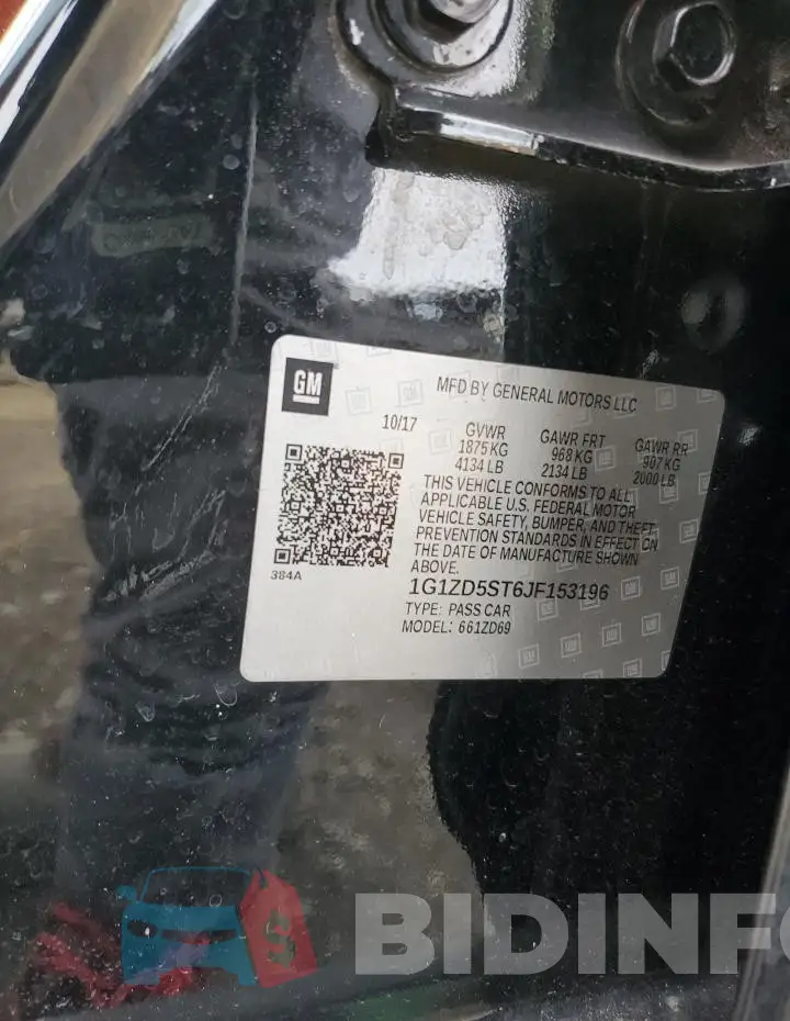 1G1ZD5ST6JF153196 Photo# 12