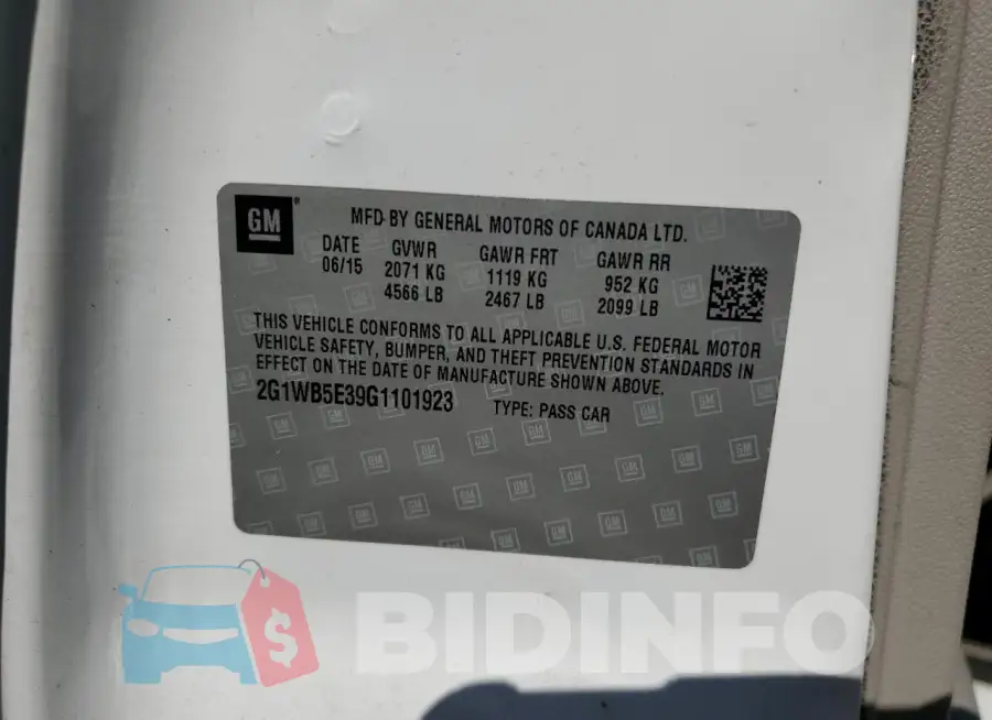 2G1WB5E39G1101923 Photo# 13