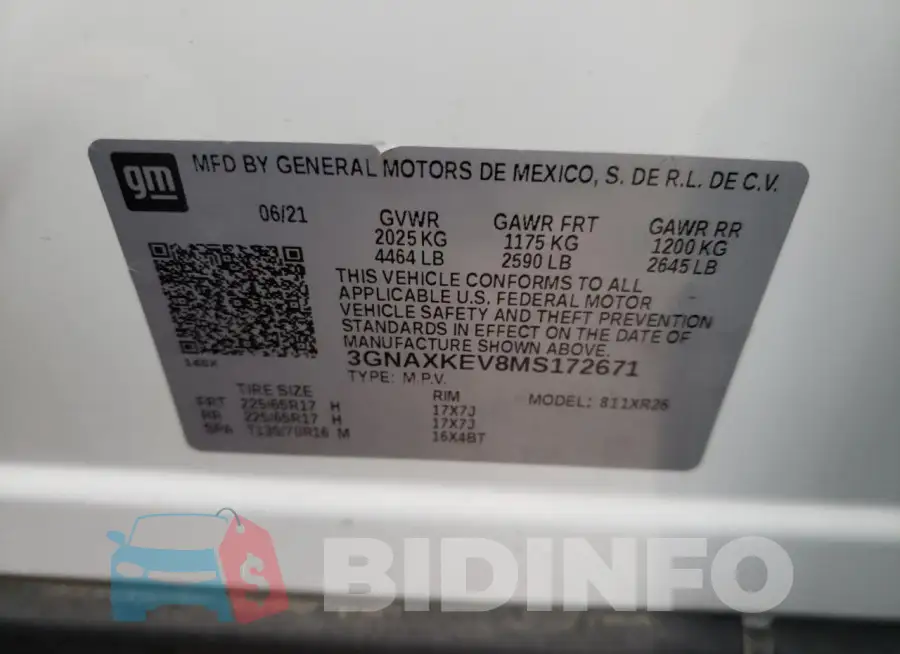 3GNAXKEV8MS172671 Photo# 12