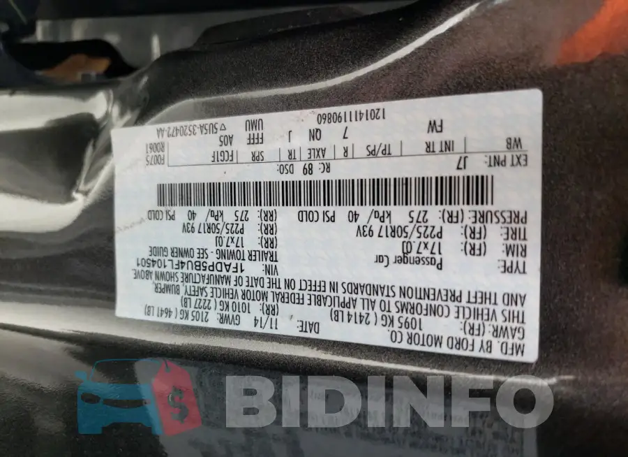 1FADP5BU4FL104501 Photo# 13