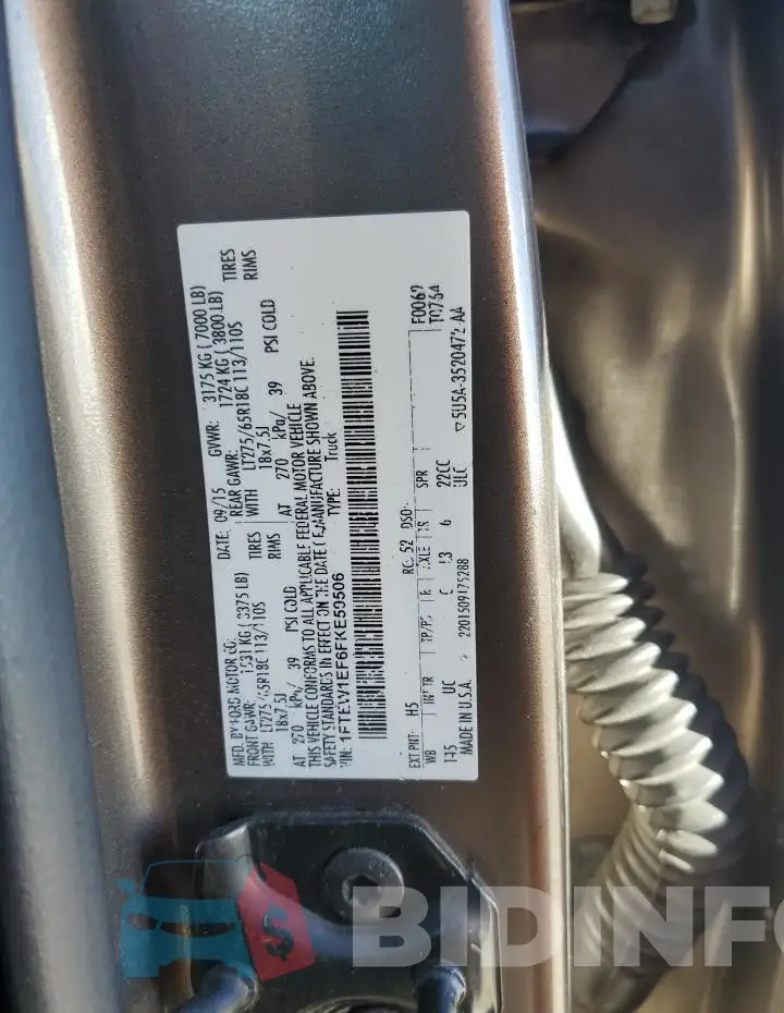1FTEW1EF6FKE59506 Photo# 12