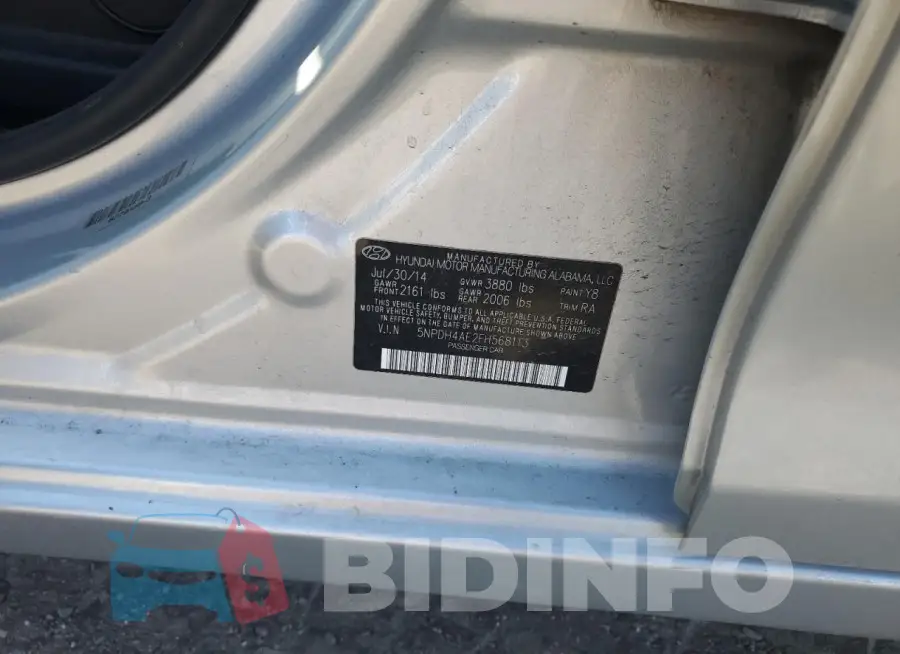 5NPDH4AE2FH568113 Photo# 12