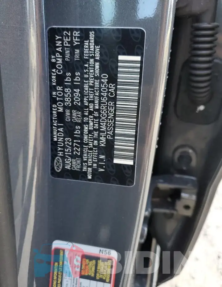 KMHLM4DG6RU640540 Photo# 13