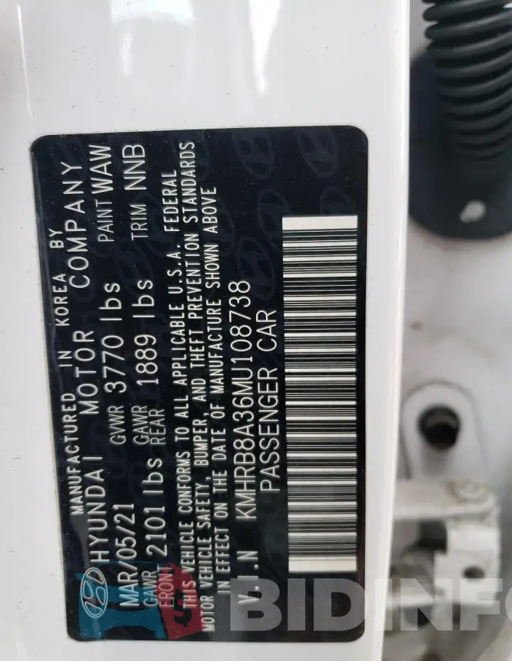 KMHRB8A36MU108738 Photo# 12