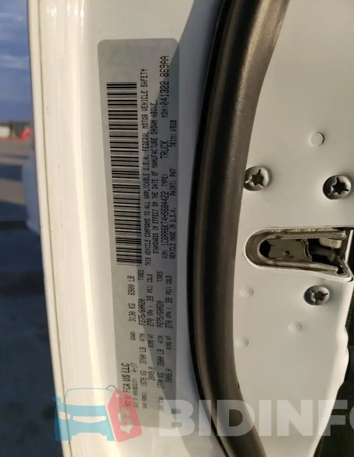 1C6RR6KT4HS684422 Photo# 13