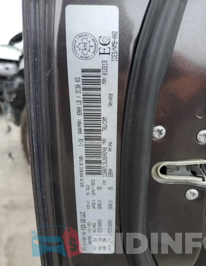 1C6RR7LT6JS249749 Photo# 12
