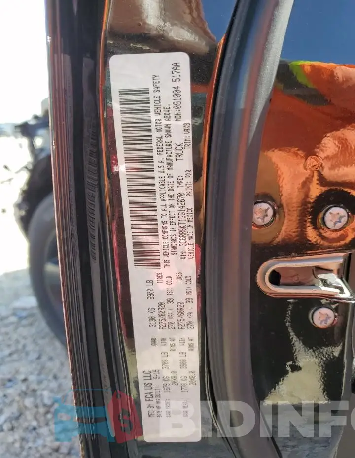 3C6RR6KT1GG142670 Photo# 13