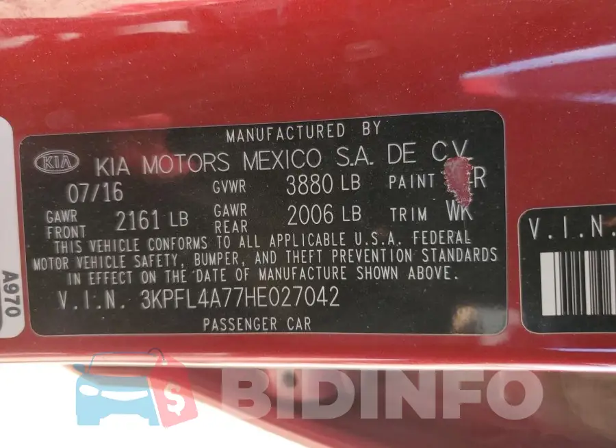 3KPFL4A77HE027042 Photo# 12