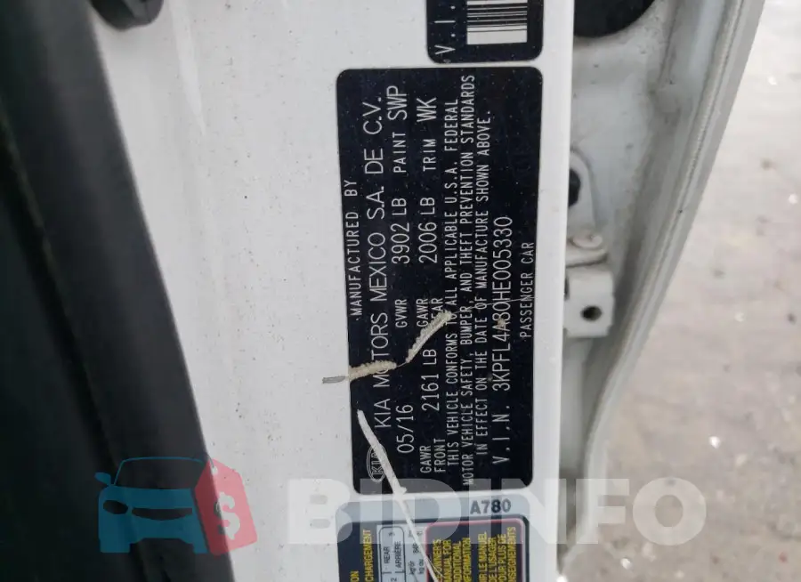 3KPFL4A80HE005330 Photo# 12
