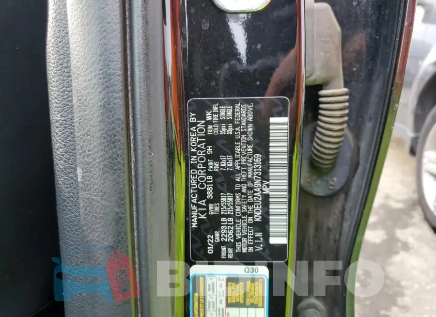 KNDEU2AA9N7313169 Photo# 13