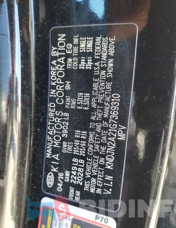 KNDJN2A21G7369310 Photo# 12