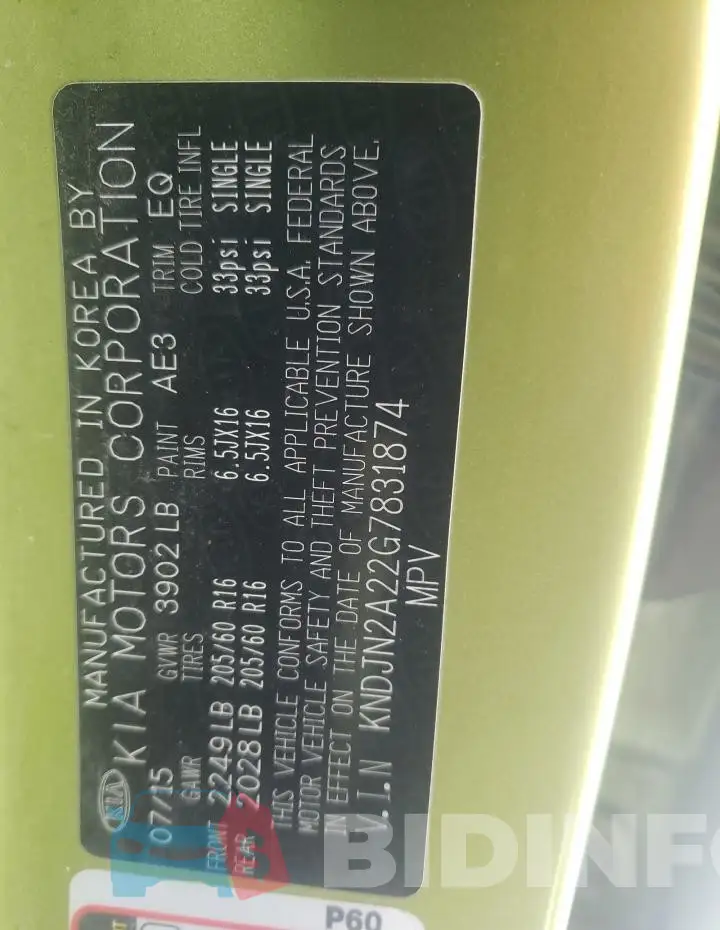 KNDJN2A22G7831874 Photo# 12