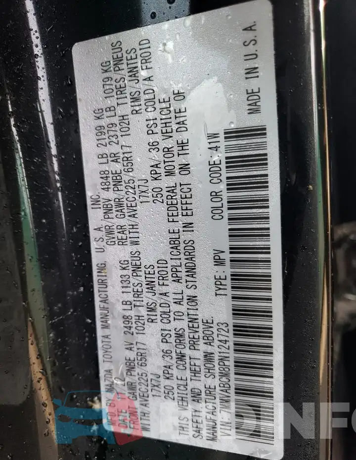 7MMVABCM8PN124723 Photo# 12