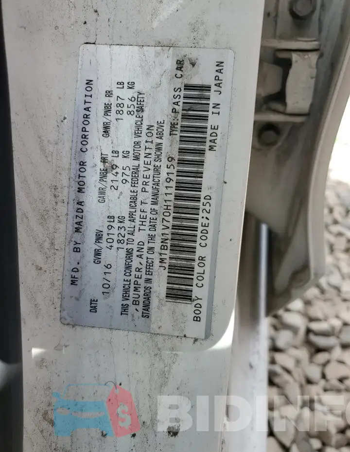 JM1BN1V70H1119159 Photo# 12