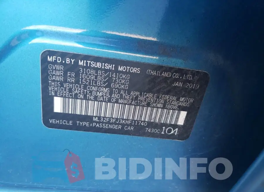 ML32F3FJ3KHF11740 Photo# 12