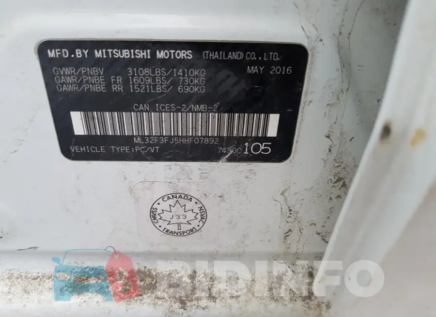 ML32F3FJ5HHF07892 Photo# 12