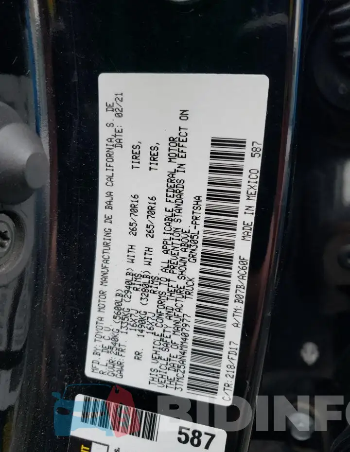 3TMCZ5AN4MM407977 Photo# 12