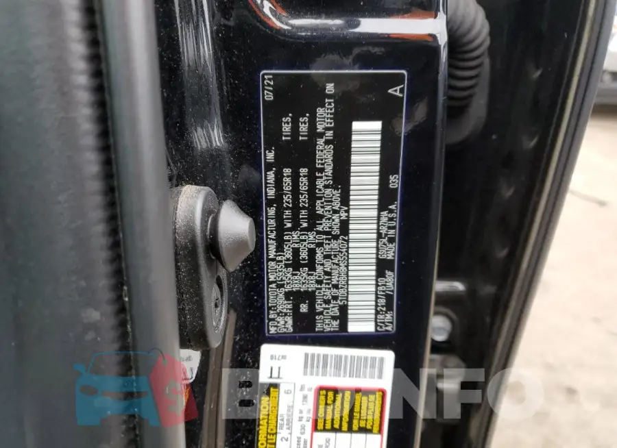 5TDBZRBH8MS554072 Photo# 13