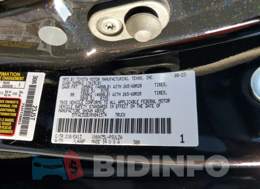 5TFWC5DB1RX041574 Photo# 12
