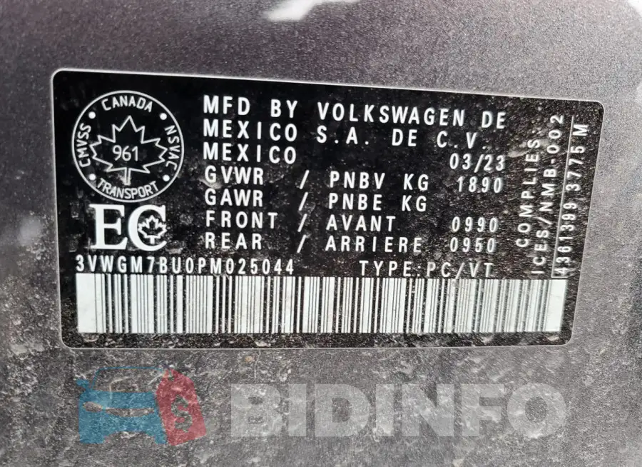 3VWGM7BU0PM025044 Photo# 12