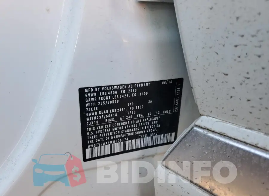 WVGTV7AX4HW505174 Photo# 13