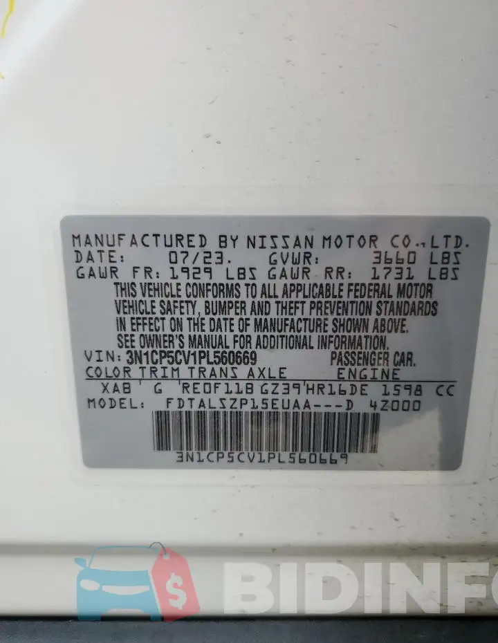 3N1CP5CV1PL560669 Photo# 12