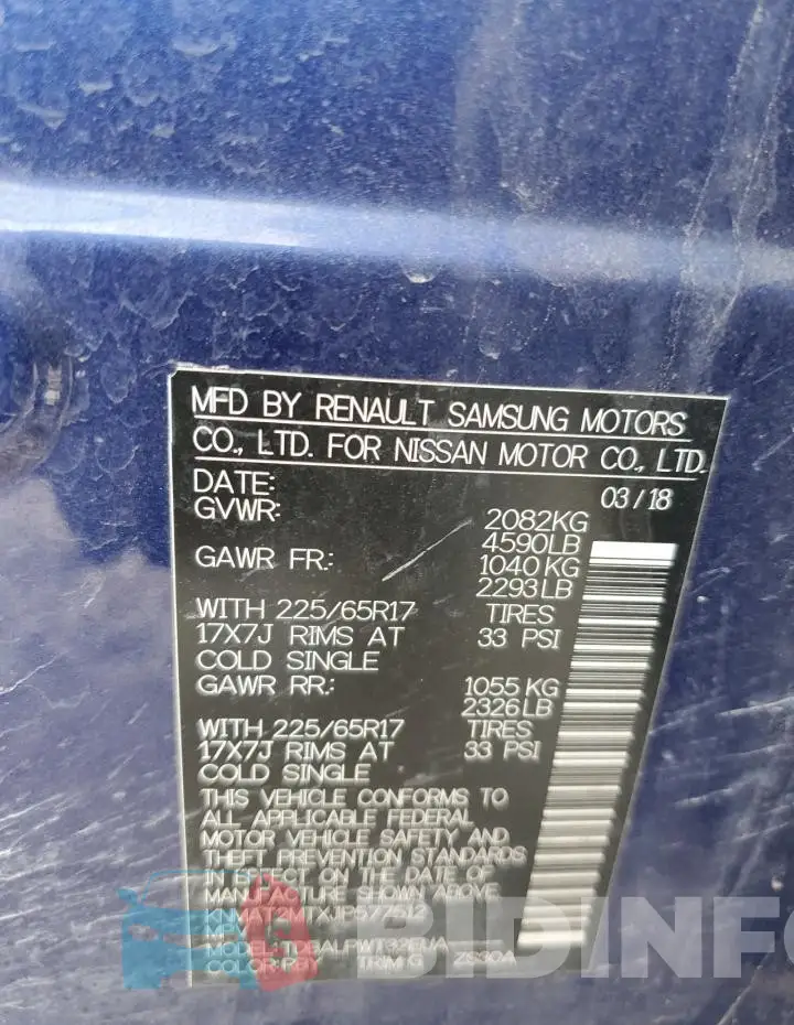 KNMAT2MTXJP577512 Photo# 13