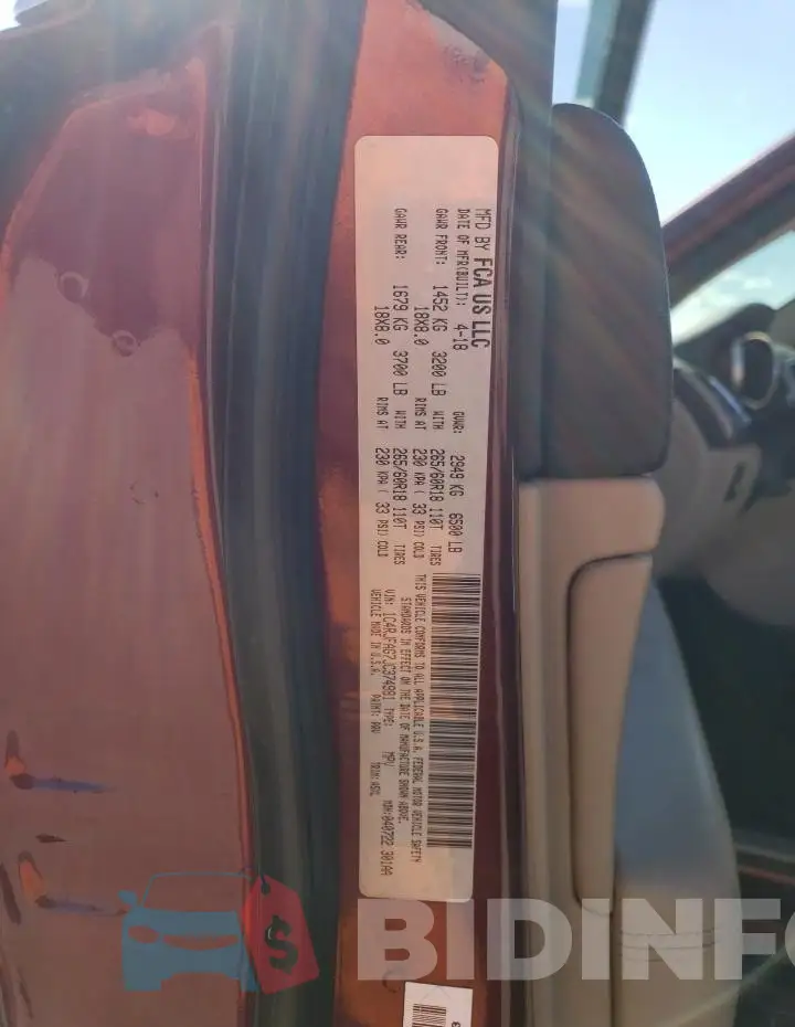1C4RJFAG7JC374981 Photo# 13