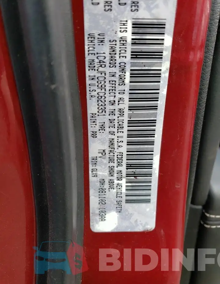 1C4RJFCG9FC623351 Photo# 13