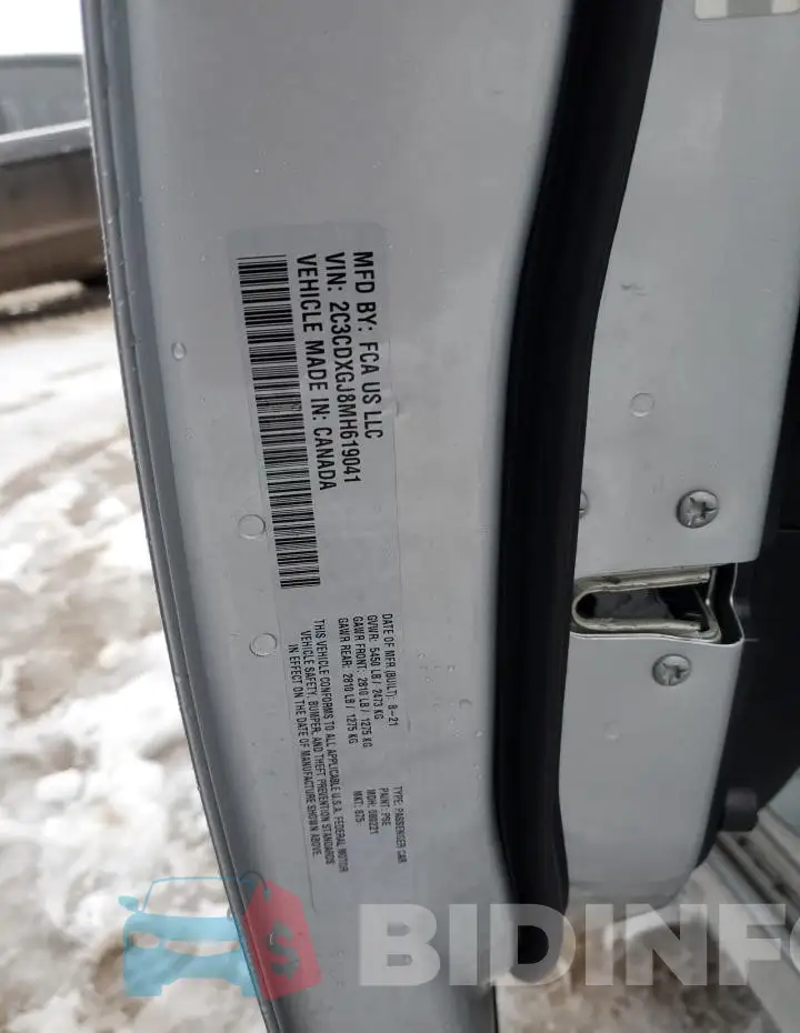 2C3CDXGJ8MH619041 Photo# 13