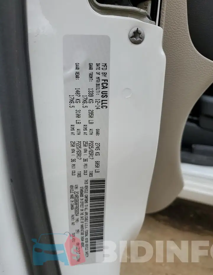 2C4RDGBG6FR658354 Photo# 13