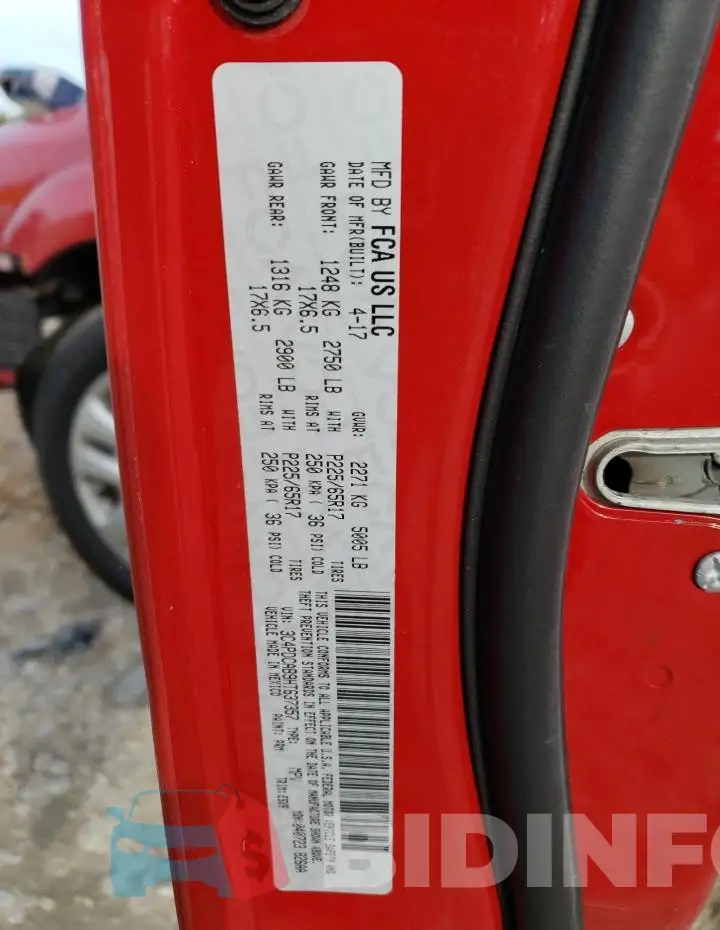 3C4PDCAB9HT637357 Photo# 14