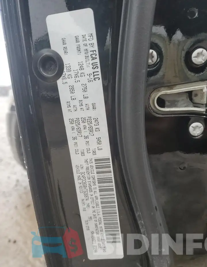 3C4PDCBG8HT526874 Photo# 13