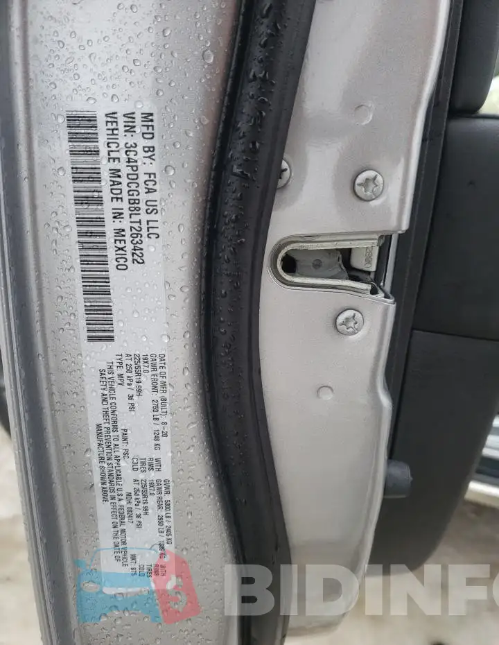 3C4PDCGB8LT263422 Photo# 13